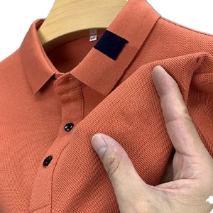 Venta al por mayor de color sólido Golf Polo camiseta de diseño de alta calidad Slim Fit bordado Logo de manga corta de los hombres Golf Fit Polo camisetas - Product Image 1