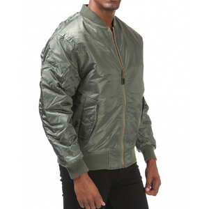 Blouson aviateur avec logo brodé sur mesure pour garçons respirant laine polaire plaine Letterman Design hiver vente en gros pas cher - Product Image 4