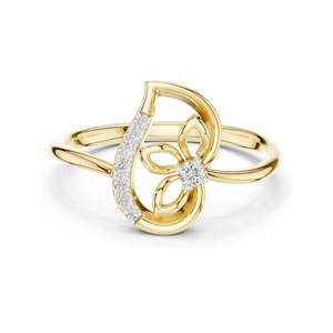 Anillo Floral con Diamante Cultivado en Laboratorio de 0.075 CT para Mujer, Claridad VVS-VS EF, Oro de 18KT, 14KT, 10KT y Plata 925, Oro Rosa, Amarillo, Blanco - Product Image 2