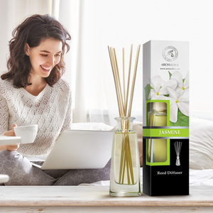 Diffuseur de parfum Aromatika Jasmine 100 ml avec huile essentielle naturelle, parfum floral longue durée pour la pièce - Product Image 5