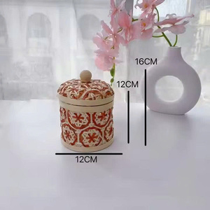 High Quality Gergean Occasion Arabian Bamboo Storage Box Ramadan Give Away Baskets Decorative Made in Vietnam - Product Image 3