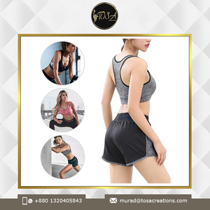 Logotipo personalizado y color disponible de cómodo Spandex / Nylon Material Gym Fitness Sets para mujeres a un precio confiable - Product Image 4