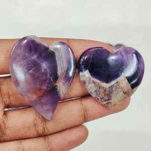 Lote de cabujón de amatista de la mejor calidad, 6 piezas, 30 a 35 MM de largo, piedras preciosas sueltas para hacer joyas, regalo de San Valentín para ella - Product Image 1