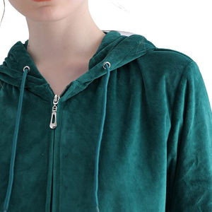 Chándal de terciopelo para mujer de alta calidad y bajo precio 2025, ropa de calle, chándal de terciopelo de fabricación profesional para mujer - Product Image 5