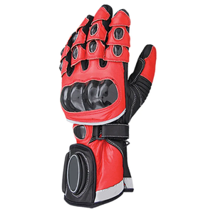 ถุงมือแข่งรถมอเตอร์ไซด์ถุงมือหนังสำหรับเล่นกีฬาขี่มอเตอร์ไซด์ดีไซน์ใหม่ล่าสุด - Product Image 6