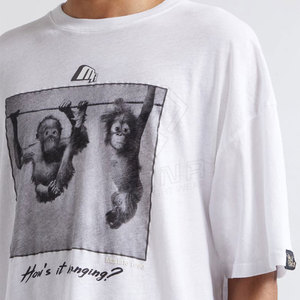 T-shirt en tissu éponge pour homme, best-seller, sur mesure, vente en gros, coupe ajustée, séchage rapide, écologique, pour adultes, grandes tailles, haute qualité, logo uni - Product Image 4