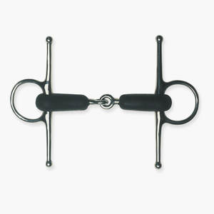2025 mèches de cheval en acier inoxydable de haute qualité mèche pleine joue Eggbutt Snaffle Double joint 18mm Bit - Product Image 2