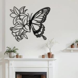 Panel de pared de metal contemporáneo de diseñador para el hogar, colgante de pared artístico hecho a mano, acento Interior moderno - Product Image 1