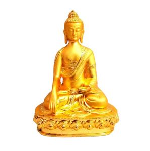 Venta caliente Señor de Jain Religioso Gautam Estatua de Buda con Templo polaco brillante escultura decorativa de Buda para Decoración - Product Image 1