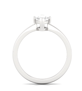 0.82ct Marquise Cut Moissanite Vintage Engagement <b>Ring</b> with Prong Set <b>925</b> Sterling <b>Silver</b> - Product Image 2