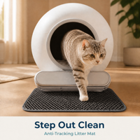 Bac à litière pour chat automatique autonettoyant, rond, fermé, électrique, grand modèle, intelligent, avec capteur, application Tuya