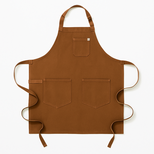 Tablier sans manches en toile résistante réutilisable, logo personnalisé, cuisine, cuisson, restaurant, uniforme de serveur - Product Image 5