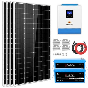 Kit solaire domestique SUN GOL DPO WER 10 kW, onduleur 24 V, sortie 1200 V, batterie lithium-ion, contrôleur MPPT, panneau solaire 800 W - Product Image 3