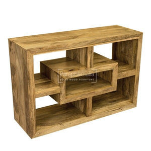 Muebles de dormitorio modernos de madera maciza, patas artesanales de Metal, estanterías largas de estilo Industrial, armarios de baño para sala de estar y cocina - Product Image 1