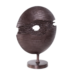 Sculpture en métal de finition antique de conception minimale pour la fonction de cadeau et d'attribution Conceptions personnalisées disponibles pour les hôtels au meilleur prix - Product Image 5