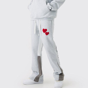 Survêtement brodé à manches longues avec impression de logo entièrement personnalisé, dernière collection de survêtements légers pour adultes pour hommes - Product Image 3