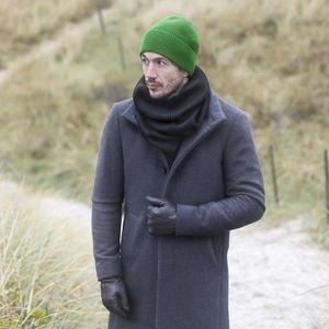 Bonnet d'extérieur uni en Offre Spéciale pour hommes femmes bonnets de conception de camouflage vert casquettes de crâne bonnet d'hiver à revers avec logo personnalisé - Product Image 4