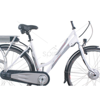Moteur arrière sans balais Bafang en alliage d'aluminium 250W pour vélo électrique, batterie lithium 36V 9.6AH, écran LCD, autonomie >60km, électronique