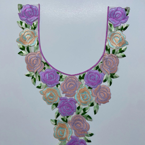 Encaje de cuello de tela de red bordado de moda para trajes étnicos indios vestidos Kurti blusa decoración cosida para trabajo de ropa de Boutique - Product Image 1