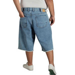 Shorts en jean décontractés respirants grande taille, déchirés, style streetwear, confort décontracté, tissu durable, audacieux, pour tous les jours, été - Product Image 3