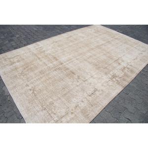 พรมวินเทจ ขนาด 6.8x10.2 ฟุต พรมขนาดใหญ่ สีน้ำตาลออมเบร ทำจากขนสัตว์แบบตุรกี - Product Image 3