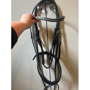 Caballo Snaffle Cuero Brida Fabricante Anatomic Dressage Snaffle Indian Leather - Product Image 1