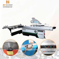 Sierra de mesa deslizante pesada estándar de exportación MS6130 con cuchilla de corte para carpintería, máquina de corte para fabricación de muebles y gabinetes