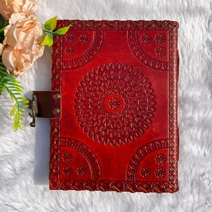 Diario Vintage de 7 Chakras, cuaderno de cuero en relieve, gemas, cristal curativo, diario Personal, planificador de negocios con Encuadernación de cuero - Product Image 4