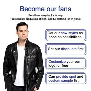 แจ็กเก็ตหนังวัวแท้ผู้ชายหนังวัวแท้คอตั้งและโลโก้ด้านหน้าออกแบบได้ตามต้องการสำหรับ2024 - Product Image 3