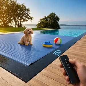Cubierta Solar Transparente para Piscina Water Crown, Protección UV, Retención de Calor, Resistente a Impactos, sin Rieles, para Piscinas Enterradas - Product Image 1