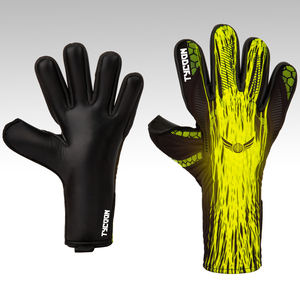 Size 7-10 Professional Soccer Goalkeeper Gloves Black Goalie <b>Football</b> Gloves Man Training Latex Gloves Goalkeeper - Product Image 1