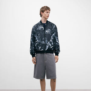 Chaqueta Bomber de Invierno de Alta Calidad con Cuello Alto, Sublimada, OEM, Manga Larga, Resistente al Viento, Transpirable, Estilo Urbano, con Cierre - Product Image 2