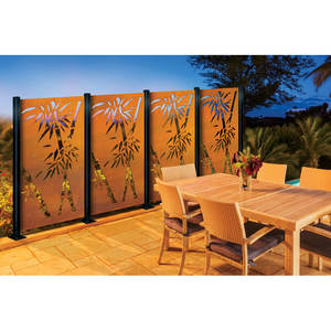 แผงเหล็กไม้ไผ่ตกแต่งแผงเครื่องมือแบบหมุนสำหรับการตกแต่งบ้านที่หรูหรา - Product Image 3