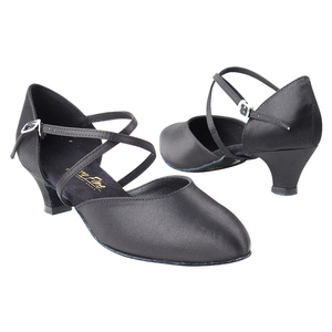 Modello 9691 Soft Ballet e scarpe da ballo latino soletta in gomma di media larghezza per Salsa e ballo da sala