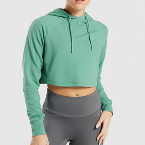 Ropa casual en oferta, sudaderas cortas para mujer hechas en Pakistán, alta calidad, 100% algodón, sudaderas cortas para mujer a precio razonable - Product Image 1