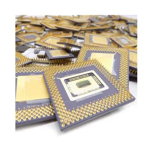 Potongan prosesor keramik Cpu kelas Premium dengan pin emas (486 & 386 kepingan Cpu)