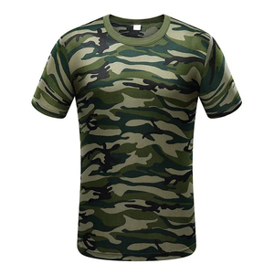 T-shirt tactique camouflage personnalisé pour homme 2025 – Coton et polyester, extérieur, noir, manches courtes – Offre prix usine - Product Image 4