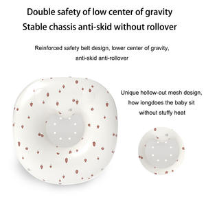 3-36 Monate Weicher und bequemer aufblasbarer Kindersitz Kinder bades tuhl mit Rückens tütze für das Füttern im Wohnzimmer - Product Image 3
