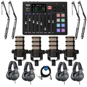Micrófonos RODECaster Pro Consola de Producción de Podcasts Integrada con Kit W-ACC - Product Image 1
