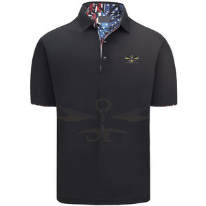 100% coton hommes pour Polo T-Shirt couleur unie grande taille été respirant tricoté conception vierge confortable pour les adultes porter - Product Image 1