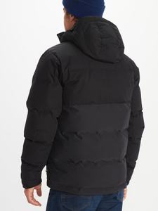 Doudounes à capuche pour hommes en plein air Long matelassé épais manteau léger hiver thermique élégant vêtements d'extérieur - Product Image 2