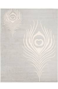 ชุดพรมทอมือขนสัตว์100% แบบทันสมัยหรูหราขนาดกำหนดเองได้พรมทอมือหลายดีไซน์แบบนิ่มสีพื้นในบ้านที่นุ่มนวล - Product Image 6