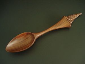 Cuchara de madera con mango largo, cucharas redondas estilo coreano para sopa, cocina, mezcla, agitación, utensilios de cocina - Product Image 6