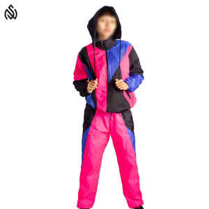 Conjuntos de mujer cortavientos impresos con logotipo de alta calidad al por mayor, chándales de mujer de nuevo diseño OEM, conjuntos de ropa deportiva cortavientos - Product Image 6