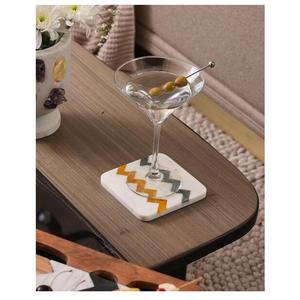 Dessous de verre en pierre de bois de marbre d'aspect moderne de qualité supérieure pour la salle à manger et la cuisine - Product Image 2