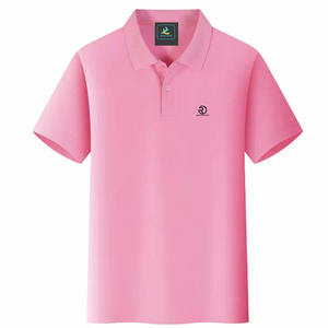 Logo personnalisé Red Shads Polo de golf 100% coton à manches courtes pour hommes Polo en tissu personnalisé de haute qualité - Product Image 5