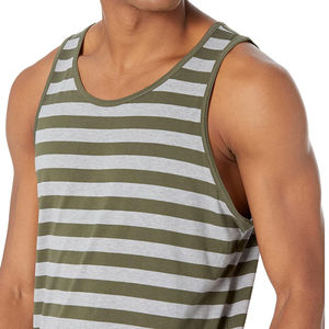 Offre spéciale Débardeur de sport pour homme Débardeur couleur unie séchage rapide respirant personnalisé OEM tricoté tissage Logo personnalisé Débardeur imprimé uni - Product Image 6