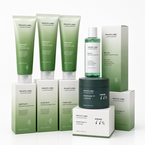 Private <b>Label</b> Facial Skincare Set Toner Serum Cleansing Oil Cleanser Cream Lotion OEM ODM Manufacturer Custom Skincare Set - Product Image 6