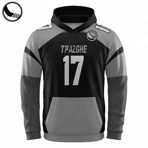 Sudadera CON CAPUCHA DE FÚTBOL transpirable poliéster impresa sublimación deportiva personalizada OEM al por mayor para hombres - Product Image 1
