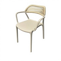 Ensemble de tables et chaises de bistrot pliantes en composite plastique de style nordique pour l'extérieur, pour cafés ou salons de thé, coloré, tendance, décontracté
